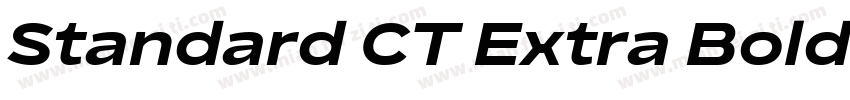 Standard CT Extra Bold Extended字体转换